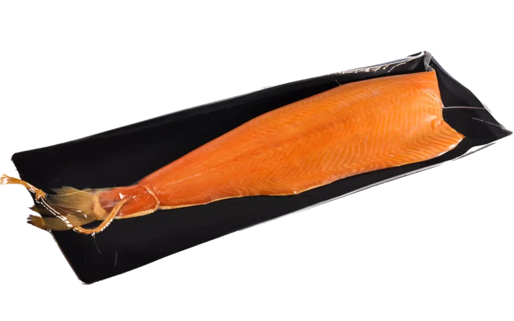 Nopalax - Rope hung smoked, old fashioned smoked salmon, vacuum packed